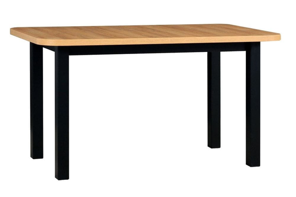 Veneti Jedálenský stôl BENEDIKT 2 - olša / čierna